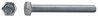 10 St. Sechskant-Gewindeschraube, DIN 933, 6x20 mm, ohne Mutter, galvanisch verzinkt